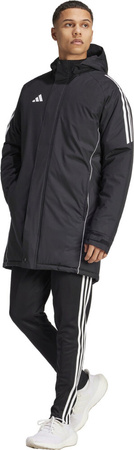 Kurtka męska adidas Tiro 24 Stadium Parka czarno-biała IJ7391