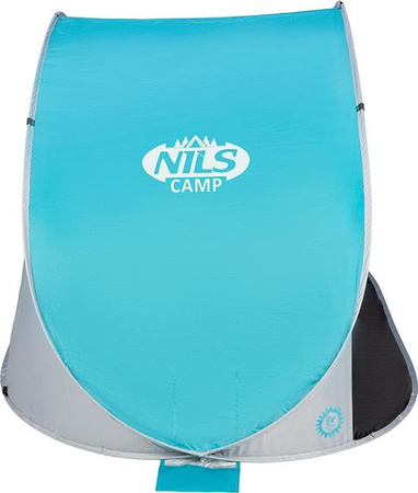 Namiot plażowy samorozkładający podłoga Nils camp nc3174 turkusowo-szary