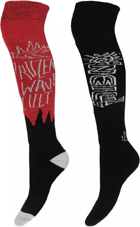 Skarpety narciarskie wysokie O'neill SKI Kneehigh Frozen Wave 2 pary rozmiar 39-42