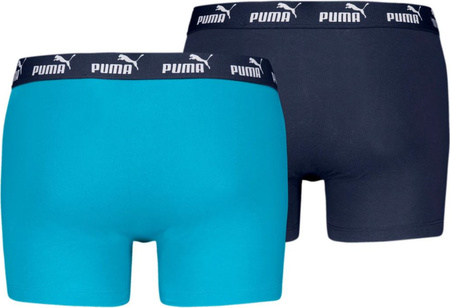 Bokserki męskie Puma Elements Basic 2P niebieskie,granatowe 938753 08