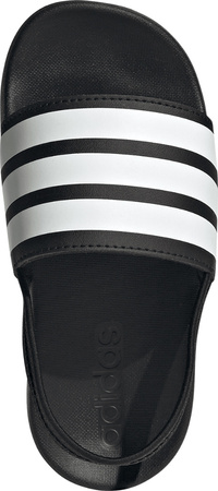 Klapki dla dzieci adidas Adilette Estrap czarne JR5328