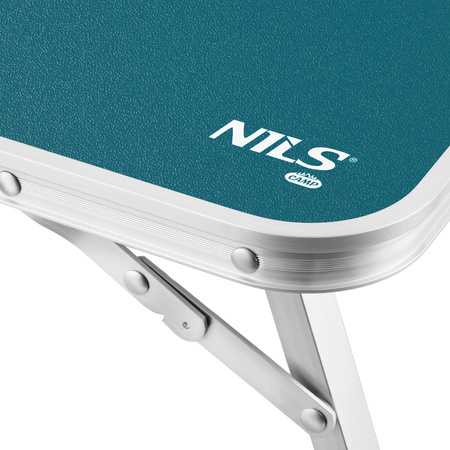 Stolik turystyczny składany niski Nils Camp NC3403 niebieski 50x30x20cm