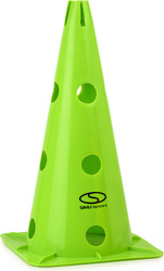 Pachołek stożek słupek treningowy z otworami SMJ 38 cm