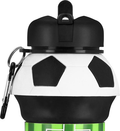 Bidon składany Spokey silikonowy piłka nożna 520 ml Cort 941259/943235