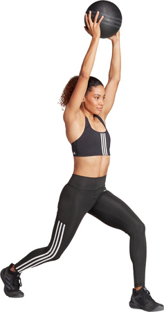 Legginsy damskie adidas Optime 3-Stripes Full-Length 1/1 czarne IT9105