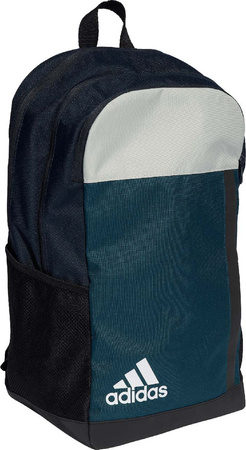 Plecak sportowy szkolny miejski adidas Motion Badge of Sport czarno-niebieski IK6891