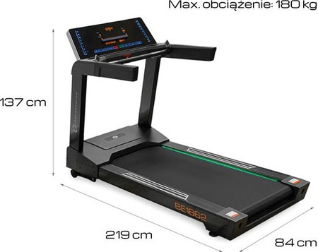 Bieżnia elektryczna HMS BE1862 semi comercial premium