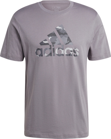 Koszulka męska adidas Camo Bos Graphic Tee szara IY0741