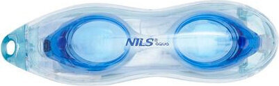 Okularki pływackie Nils aqua nqg600af biały/ niebieski