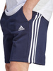 Spodenki męskie adidas Essentials Fleece 3-Stripes Shorts granatowe IJ6484