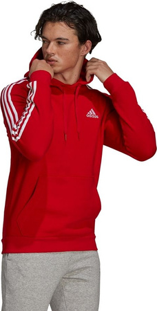 Bluza męska adidas Essentials Fleece czerwona GU2523