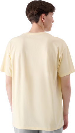 Koszulka męska 4F M2132 jasnożółta 4FRSS24TTSHM2132 73S