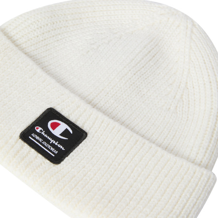 Czapka zimowa ciepła Champion Beanie Cap kremowa 806069 WW056