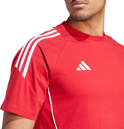 Koszulka męska adidas Tiro 24 Sweat czerwona IR9349