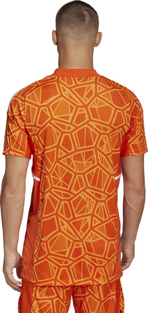 Koszulka męska Condivo 22 Goalkeeper Jersey Short Sleeve pomarańczowa HB1621