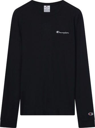Koszulka męska Champion Longsleeve Tee czarna 221799 KK001