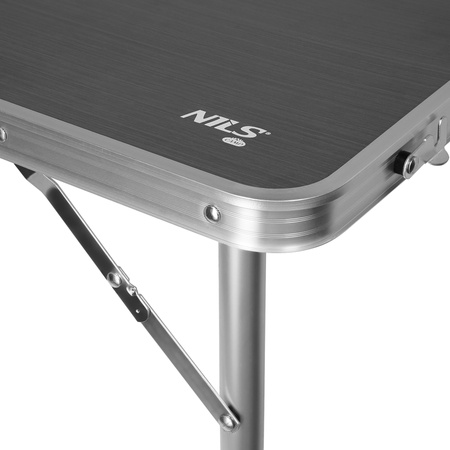 Stół turystyczny kempingowy Nils Camp NC1605 składany ciemnoszary 120x60x70cm
