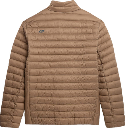 Kurtka męska puchowa 4F M239 brązowa 4FAW23TDJAM239 82S