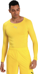 Koszulka męska Puma Liga Baselayer Tee LS żółta 655920 06
