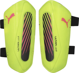 Ochraniacze piłkarskie na golenie piszczele nagolenniki Puma Ultra Light Strap zielone 30992 02