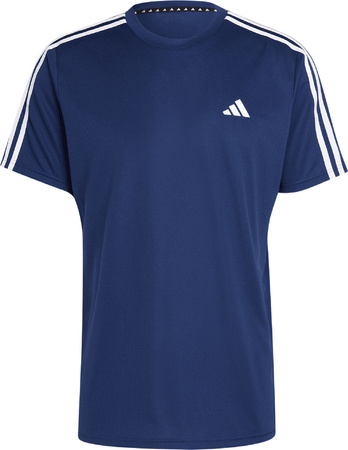 Koszulka męska adidas Train Essentials 3-Stripes Training Tee granatowa IB8152