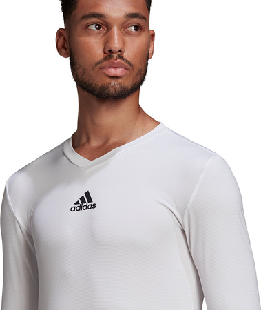 Koszulka termoaktywna męska adidas Team Base Tee biała GN5676