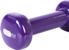 Hantle hantelki winylowe ciężarki do ćwiczeń Profit fioletowe 2x0,75 kg