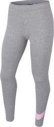 Legginsy dla dzieci Nike G NSW Favotites SWSH Tight szare AR4076 094