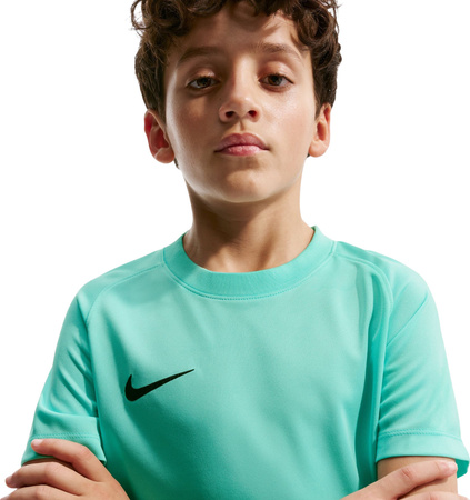 Koszulka dla dzieci Nike Dri Fit Park VIII turkusowa HV8182 354