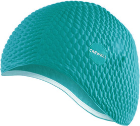 Czepek pływacki bąbelkowy Crowell Java niebieski kol.8
