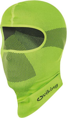 Kominiarka bezszwowa narciarska balaklawa Viking Sigurd Multifunction zielona