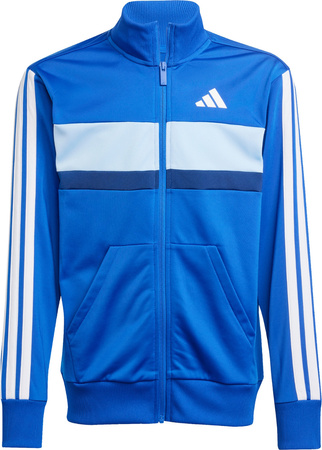 Dres dla dzieci adidas Seasonal Essentials Tiberio 3-Stripes niebieski JC7518