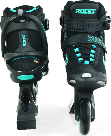 Łyżworolki Roces Icon W czarno-niebieskie 400822 01