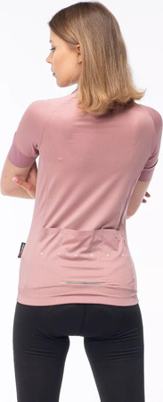 Damska koszulka rowerowa kolarska z krótkim rękawem Fitanu Strada W Polartec rozmiar L