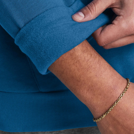 Bluza z kapturem kangurka męska Under Armour Rival Fleece Logo HD niebieska 1379758 406