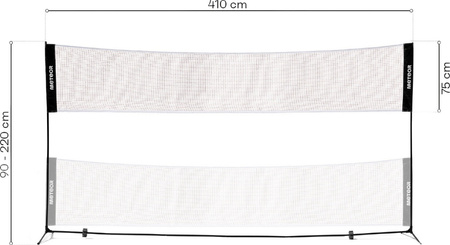 Siatka do badmintona Meteor 20086