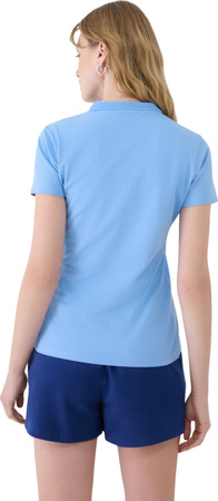 Koszulka damska polo 4F F365 błękitna 4FWMM00TPTSF365 32S
