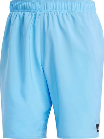 Spodenki kąpielowe szorty kąpielówki męskie adidas Solid CLX Classic-Length niebieskie IR6216