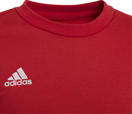Bluza dla dzieci adidas Entrada 22 Sweat Top czerwona H57473