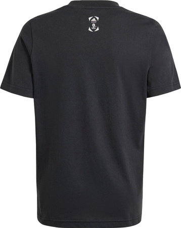 Koszulka dla dzieci adidas Euro24 czarna IT9307