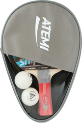Zestaw do tenisa stołowego ping ponga Atemi Sniper 1 x rakietka 2 x piłeczki ***