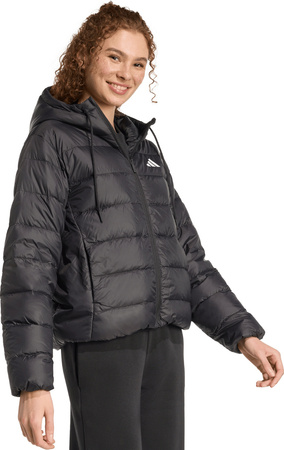 Kurtka damska adidas Essentials Climawarm Light Down Hoodie czarna KC1580