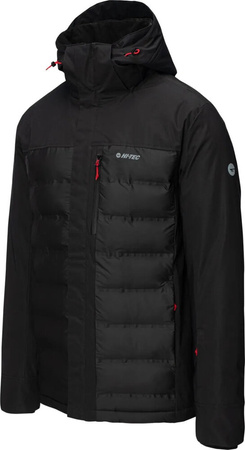 Męska kurtka puchowa z kapturem ocieplana narciarska pikowana Hi-tec Helten rozmiar XXL