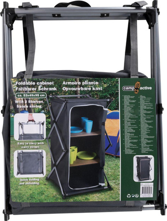 Szafka kempingowa turystyczna składana Camp Active 49 x 53 x 95 cm
