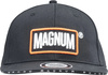 Czapka z daszkiem Magnum Lapis regulowana bawełniana czarna