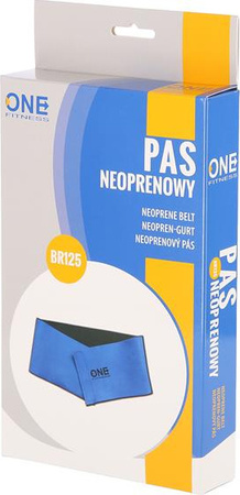 Pas wyszczuplający ściągacz na brzuch One Fitness BR125 20x99 cm