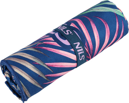 Ręcznik turystyczny z mikrofibry szybkoschnący Nils NCR14 dżungla 160x80cm