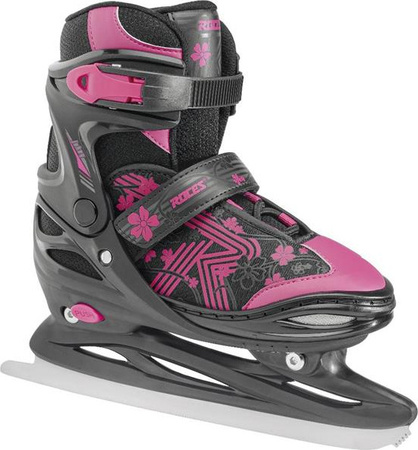 Łyżwy Roces Jokey Ice 3.0 Girl czarno-różowe 450708 00002