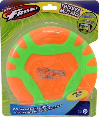 Talerz dysk do frisbee Sunflex Mutant pomarańczowo-zielony średnica 23,5cm 81139