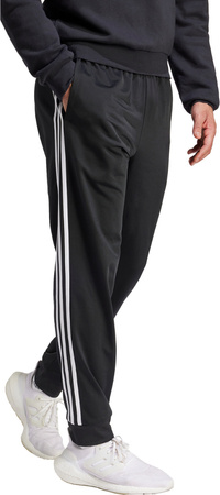 Spodnie męskie adidas Primegreen Essentials Warm-Up Tapered 3-Stripes Track czarne H46105